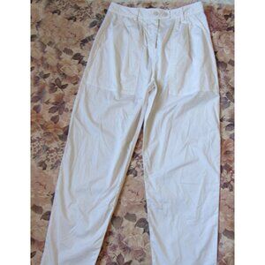 Nili Lotan Women Pants, sz.4,waist 28in, White, Cotton